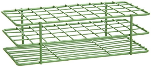 Test Tube Rack, 13-16 mm Tubes, 72 places, Green, Bel Art Products, F18757-0000