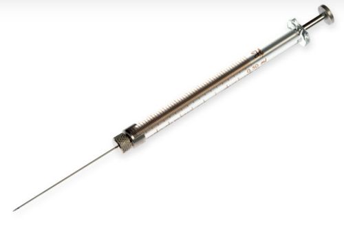 Syringe, 500 uL, Model 750RN, 22 Gauge, 2 in. Point Style 2, HAM#80830