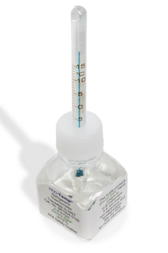Refrigerator Thermometer, Enviro-Safe Liquid 30 mL Bottle, -5 to 15 degrees C