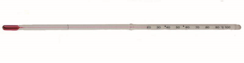 Coliform / Incubator Thermometer Model 713, Range 34.5-46 Degrees Celsius, Length 237 mm