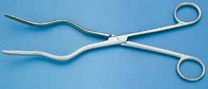 Crucible Tongs, Stainless Steel, Serrated Tapered Tips Which Meet Precisely When Closed, 9 1/2 in. Long