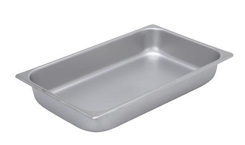 Tray, Stainless Steel, Utility Pan, for Collecting, Transporting and Storing Instruments, 16.5 in. (L) x 10 in. (W) x 2.5 in. (D)
