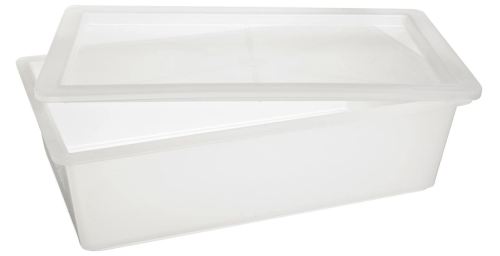Instrument Tray with Cover, Polypropylene, 11 x 6 x 3.25 in., Bel Art Products, F16189-0000