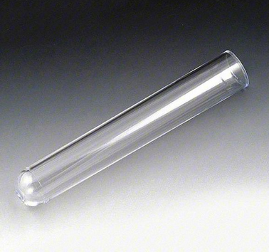 Plastic Culture Tubes without Rim, 16 x 100 mm (12 mL), Polystyrene, Non-Sterile, 1000/CS, 111011