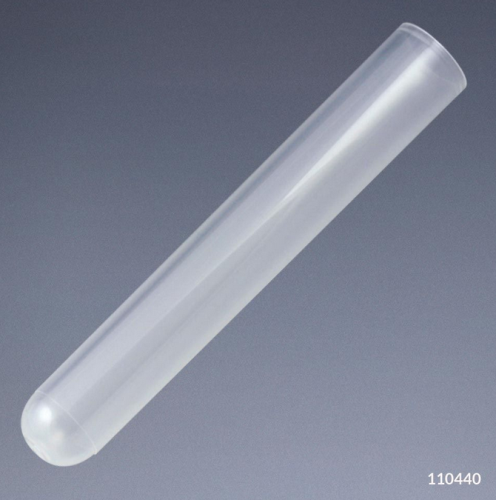 Test Tube, 12 x 75 mm, (5 mL), Polypropylene, 2000/CS (250/Bag, 8 Bags/Case), Globe Scientific, 110440
