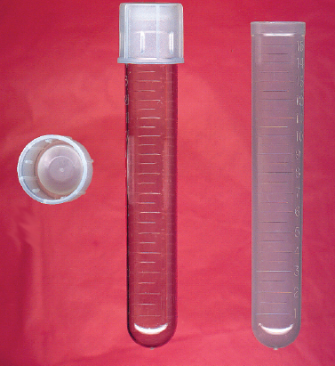 Test Tubes, Graduated Polypropylene, 17 mm Diameter x 100 mm Length, 16 mL Volume, 1000/CS, Perfector Scientific, 2440