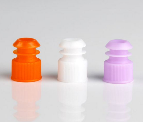 Cap, Flange Plug, for 13 mm, Clear, 1000/PK, Globe Scientific, 118240C