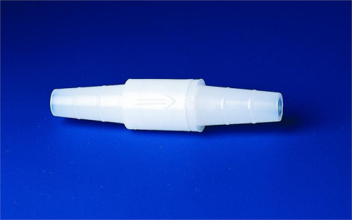 Check Valve, 1/2 to 3/8 in. Taper, 1/4 in. Bore, LDPE, Bel Art Products, F19713-0002