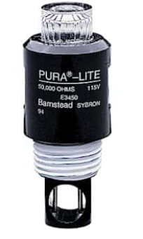 Barnstead Pura-Lite Indicator, 120 VAC, 200,000 Ohms-cm