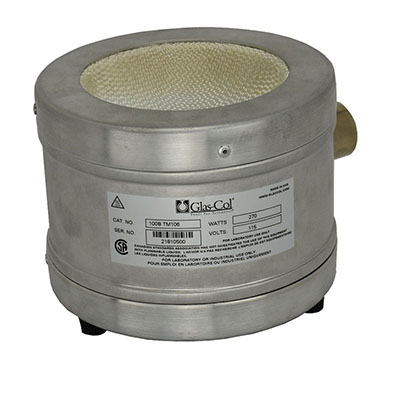 Heating Mantle, Metal Housed, Table Model, TM-108 Series, for 1000 mL Round Flask, Glas Col, 100B TM108