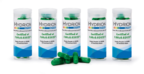 HYDRION pH Buffer Capsule pH 7.00, 10 Capsules/Vial, Micro Essentials Laboratory, 270-7
