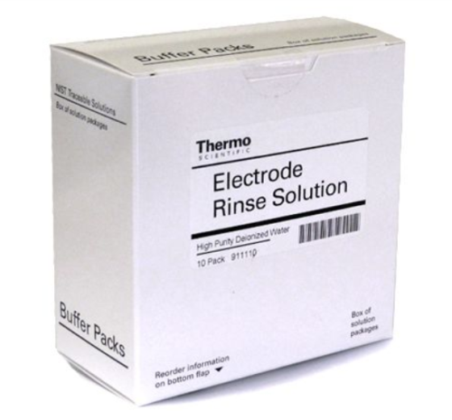 pH Electrode Rinse Solution Pouches, 10 EA Package, Orion, 911110