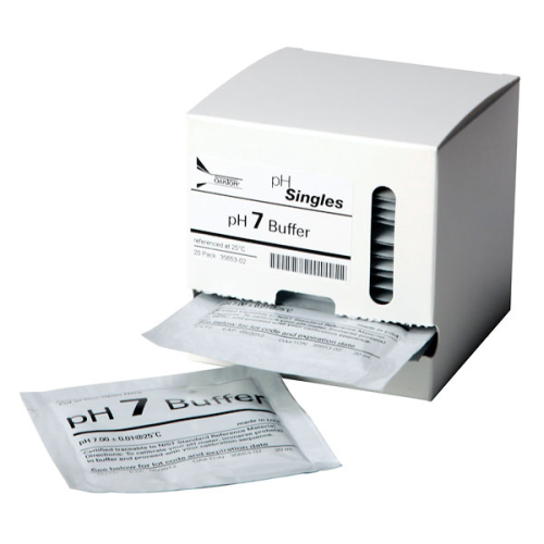 OAKTON pH Buffer Pouches, pH 7.00, buffers are NIST-Traceable and Offer 0.01 Accuracy at 77 F (25 C), Cole-Parmer Instrument Company, WD-35653-02