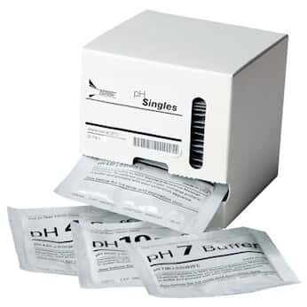 OAKTON pH Buffer Pouches, Assortment, buffers are NIST-traceable and offer 0.01 accuracy at 77F (25C).