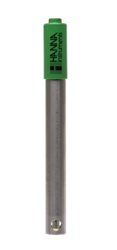 pH Electrode for Wastewater, Titanium Body, DIN Connector, 1 m Cable, Hanna Instruments, HI1296D