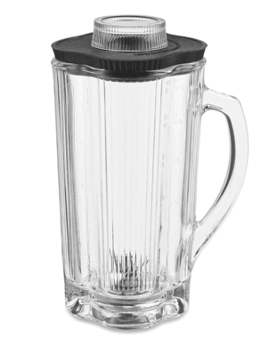 Replacement Glass Container, with Lid and Assembly, for Laboratory Blenders, 1L