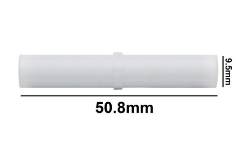 Spinbar Teflon Cylindrical Magnetic Stirring Bar, 50.8 x 9.5 mm (2 x 3/8 in.) with Removable Pivot Ring, Bel Arts Products, F37111-0238