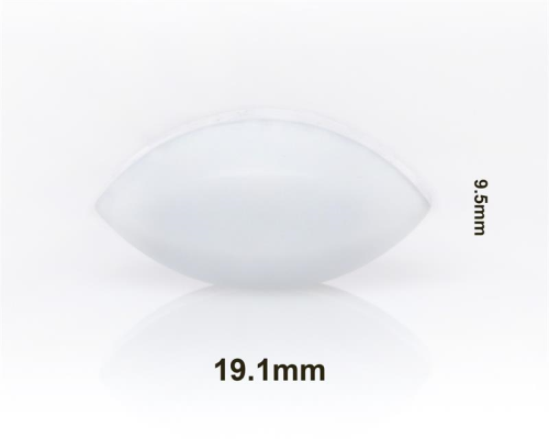 Spinbar Teflon, Elliptical Magnetic Stirring Bar, 19.1 x 9.5 mm (3/4 X 3/8 in.), White, Bel Art Products, F37130-0034