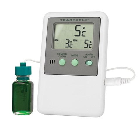 Digital Thermometer, Refrigerator/Freezer, Traceable, -50 to 70 Degree C & -58 to 158 Degree F, 1 Degree C Accuracy, Antylia, 4127