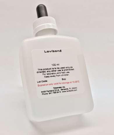 Potassium Hydroxide, 8.0 N, 100 mL Dropper Bottle, Lovibond, R-5007-2