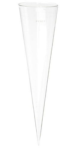Cone, Pyrex, Imhoff, Sediment, Sharp Tip, 110 mm Diameter X 435 mm H, Corning 2160-454