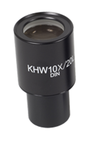 KHW-10X Compensating Eyepiece Field No. 20 with 21 mm Reticle Mount, Meiji Techno America, MA407