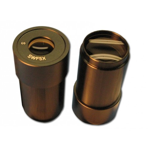 5X Super Wide Field Eyepiece (Pair) Field No. 26, Meiji Techno America, MA501