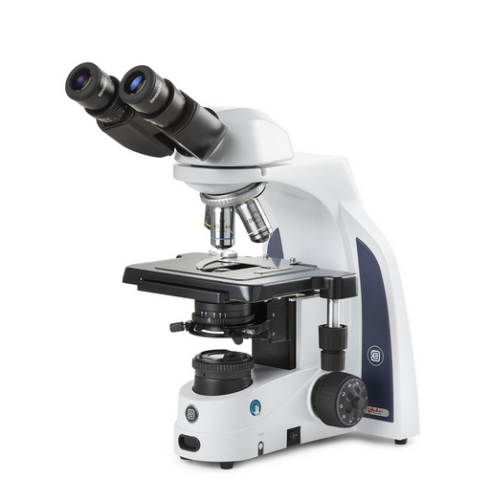iScope Binocular Microscope With EWF 10X/22 mm Eyepieces, Plan PLI 4/10/S40/S100X Oil IOS Objectives, EIS-1152-PLI