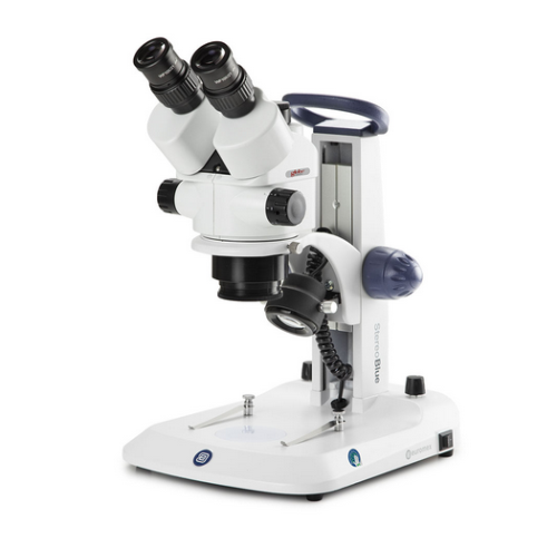 Trinocular Stereo Zoom Microscope StereoBlue, 0.7X To 4.5X Zoom Objective, Magnification From 7X To 45X, Globe Scientific, ESB-1903