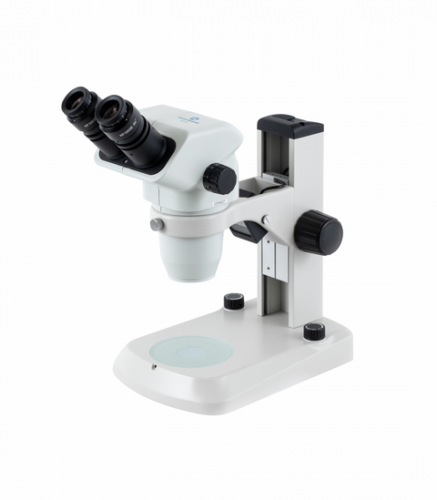 Bionocular Zoom Stereomicroscope with 10X Eyepieces/LED Transmitted & Reflected Light/Dovetail Stand/Coarse Focus, Accu-Scope, Inc., 3075-LED-E