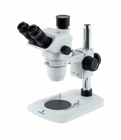 Trinocular Zoom Stereomicroscope with10X Eyepieces/Pole Stand/Coarse Focus Mount, Accu-Scope, Inc., 3076-PS