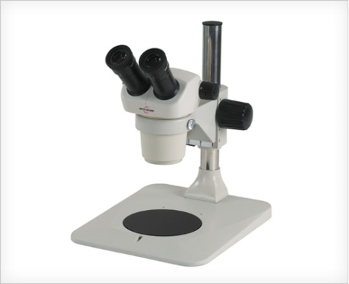 Dual Stereomicroscope 10X/20X Pole Stand, Accu-Scope, Inc., 3072-12-PS