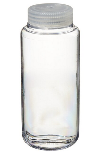 Nalgene Centrifuge Bottle, Round, Polypropylene Copolymer (PPCO) with Polypropylene (PP) Screw Cap, for Use with Fiberlite Rotors, 500 mL, EA or 24/CS, Thermo Scientific, 3122-0500