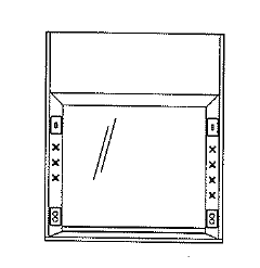 Airfoil Bypass Fume Hood, 48 in. W, Prime Industries, B604