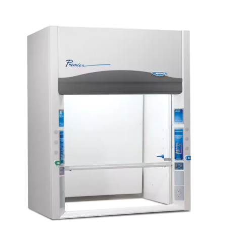 Hood, 4 ft Protector Premiere with Built-In Exhaust Blower, 2 Service Fixtures and 1 Electrical Duplex, LabConco, 100400042