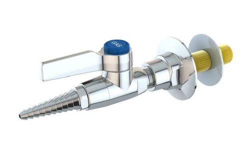 Water Saver Gas Cock Ball Valve, Panel Mounted, Prime Industries, L4200-158WS-GAS