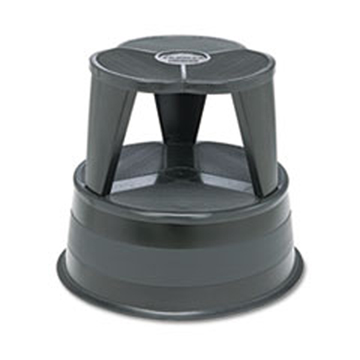 Kik-Step Steel Stool, 16 in. Diameter x 14-1/4 in. H, Supports up to 350 lbs., Black; Cramer, 1001-92