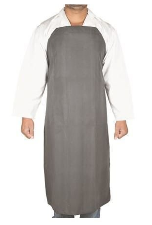 Apron, Black Rubber Bib Apron, Medium, 36 in. Long x 27 in. Wide, 470149-220