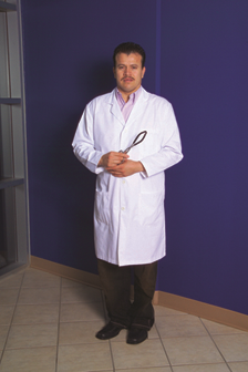 Lab Coat, Men's, Large, Size 44, United Scientific Supplies, Inc. LCML01