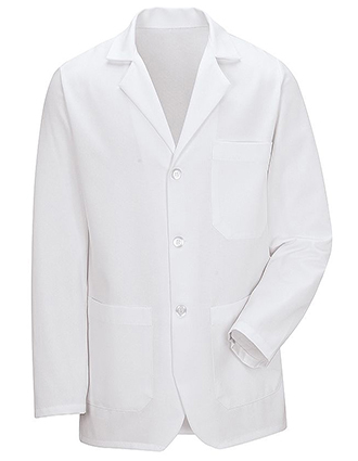 Coat-Short Length, White, Dacron, Women's Size 16