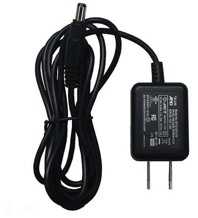 120 V Adapter for HR-i Series and Other Balances, 9VDC, 1000 mA Output, A&D Weighing, TB:636