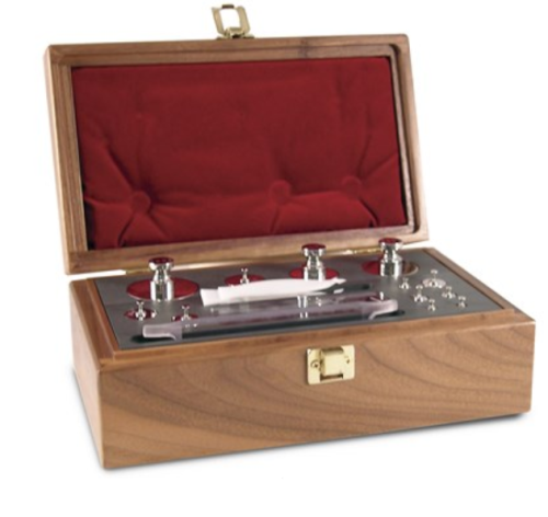 Weight Set, 200 g-10 mg ASTM Class 1 Stainless Steel, Polished (5321 Configuration), Rice Lake Weighing, 12467