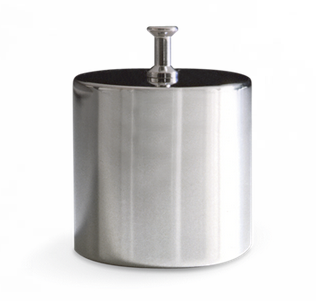 Weight, Screw Knob 1 g ASTM Class 1, Stainless Steel, Polished, Individual Weight