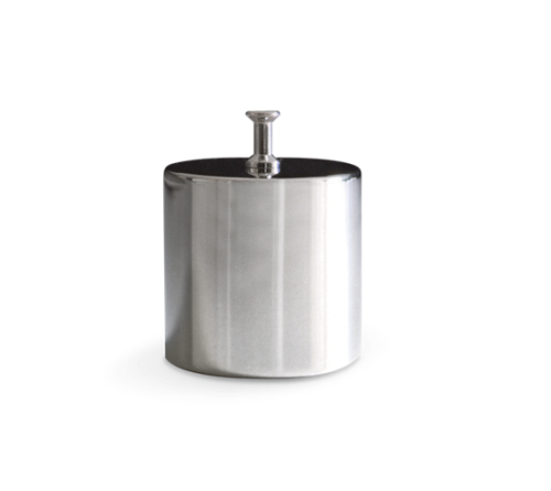 Weight, Screw Knob 200 g ASTM Class 1 Stainless Steel, Polished, Density 7.95