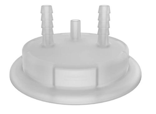 Adapter, 2 x Dual Molded 1/4 in. Hose Barbs and Vent, VersaCap 80, Foxx Life Sciences, 205-5001-RLS