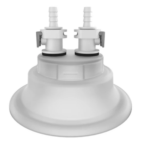 Adapter Insert, 2 x 1/4 in. Quick Connect Hose Barbs, VersaCap EZfil 120, Foxx Life Sciences, 205-4002-RLS