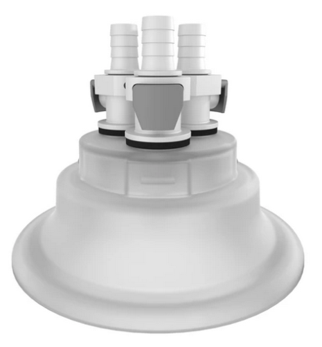 Adapter Insert, 3 x 3/8 in. Quick Connect Hose Barbs, VersaCap EZfil 120, Foxx Life Sciences, 205-4005-RLS