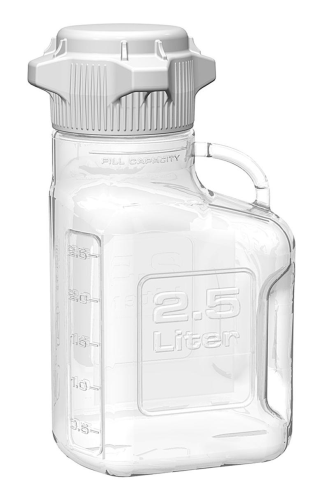 EZgrip Carboy, PETG (Co-polyester), 2.5 L, No Spigot, VersaCap 80, Foxx 157-0111-OEM