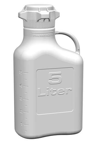 EZgrip Carboy, High Density Polyethylene, 5 L, No Spigot, VersaCap 80, Foxx Life Sciences 152-1111-OEM