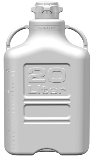 EZgrip Carboy, High Density Polyethylene, 20 L, No Spigot, VersaCap 80, Foxx Life Sciences 152-3111-OEM